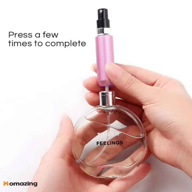 Refillable Mini Perfume Spray Bottle 2 Pcs