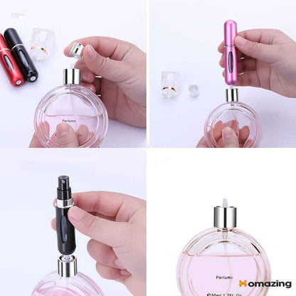 Refillable Mini Perfume Spray Bottle 2 Pcs