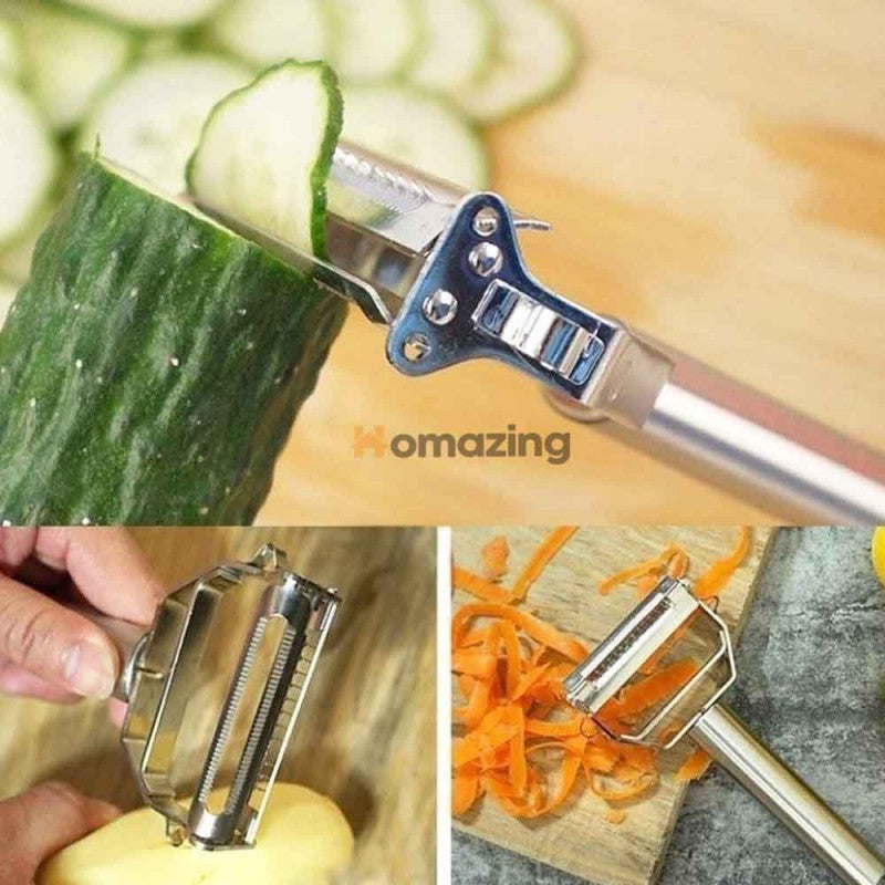 Dual Blade Peeler Stainless Steel