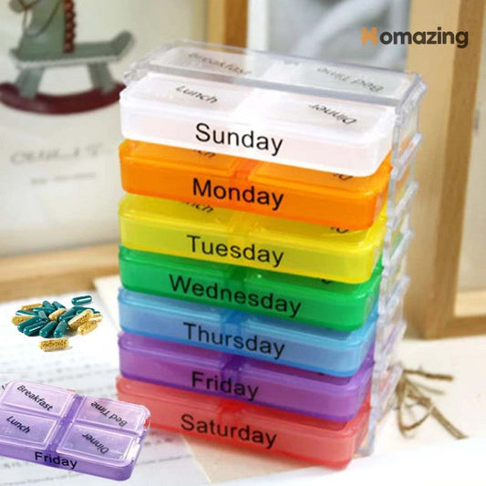 Weekly Pill Organizer Box