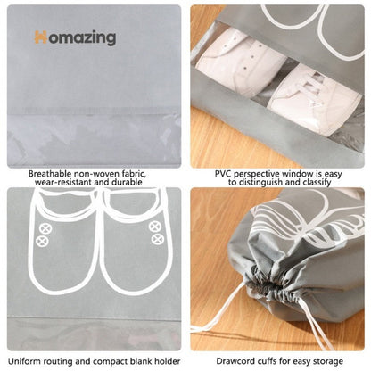 Portable Shoe Organizer Drawstring Bag