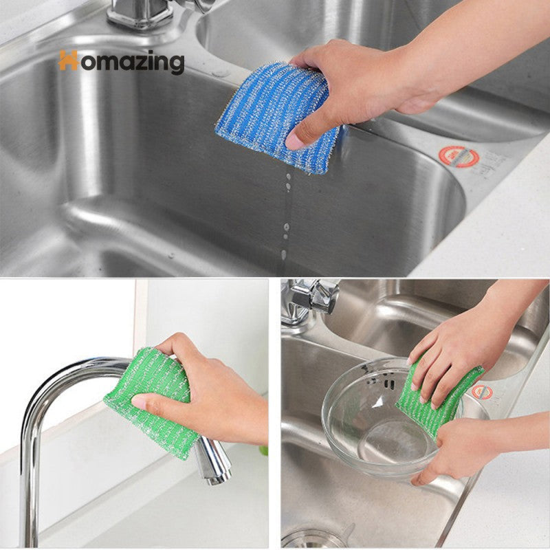 4pcs Soft Sponge Scrubber Pads