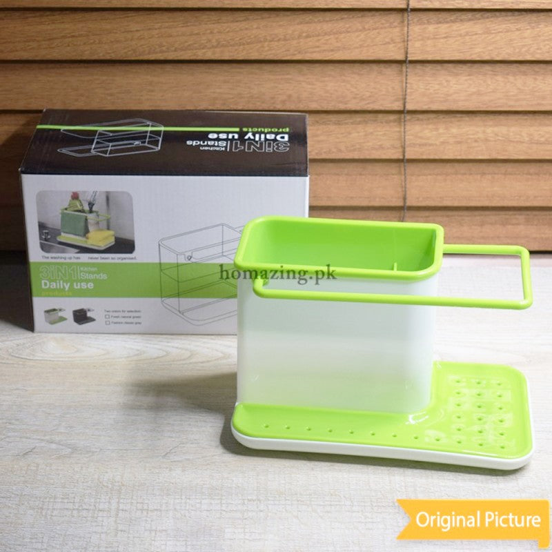 Kitchen Sink Soap & Sponge Organizer