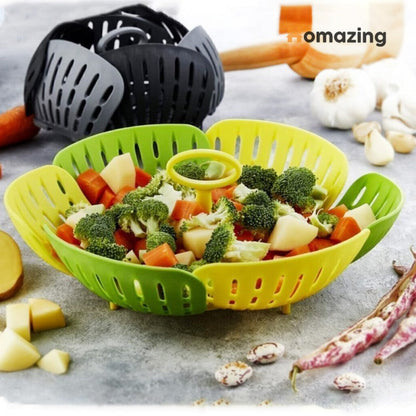 Foldable Steamer Cooking Basket