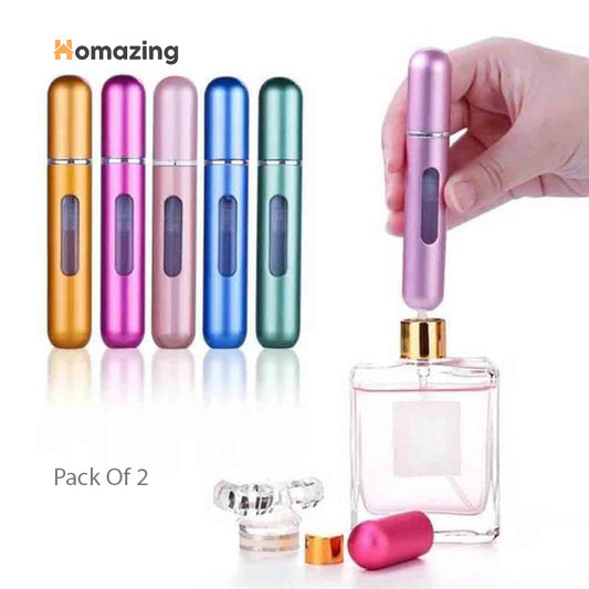 Refillable Mini Perfume Spray Bottle 2 Pcs