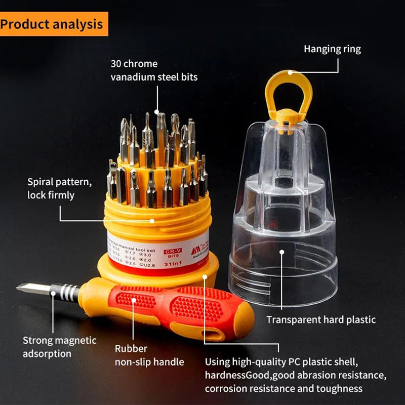 31-In-1 Screwdriver Set