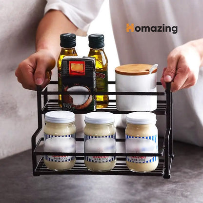 2-Tier Spice Seasoning Rack