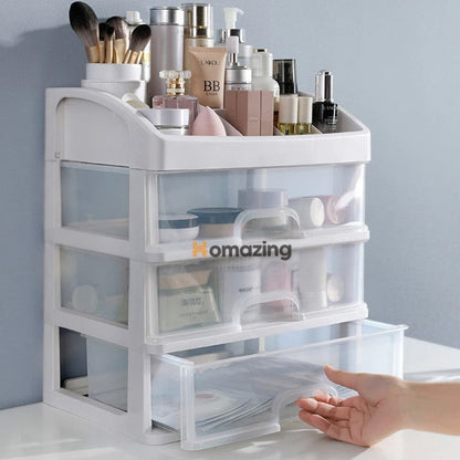 3 Tier Cosmetic Jewelry Organizer Box