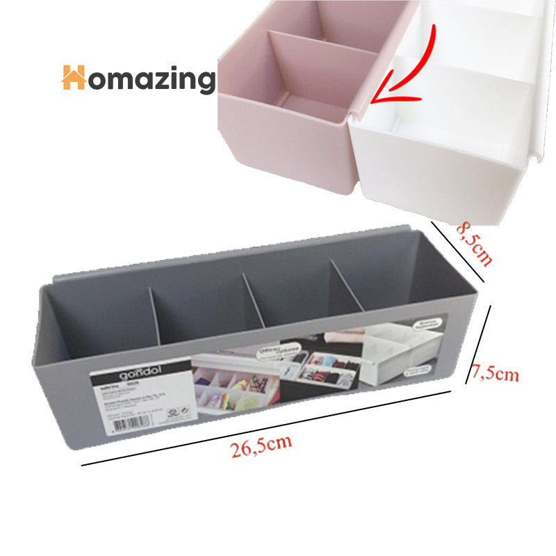 4 Compartment Drawer Organizer