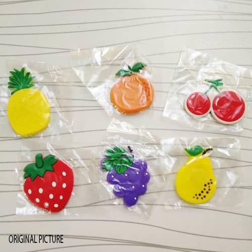 6 pcs Fruit Fridge Magnets