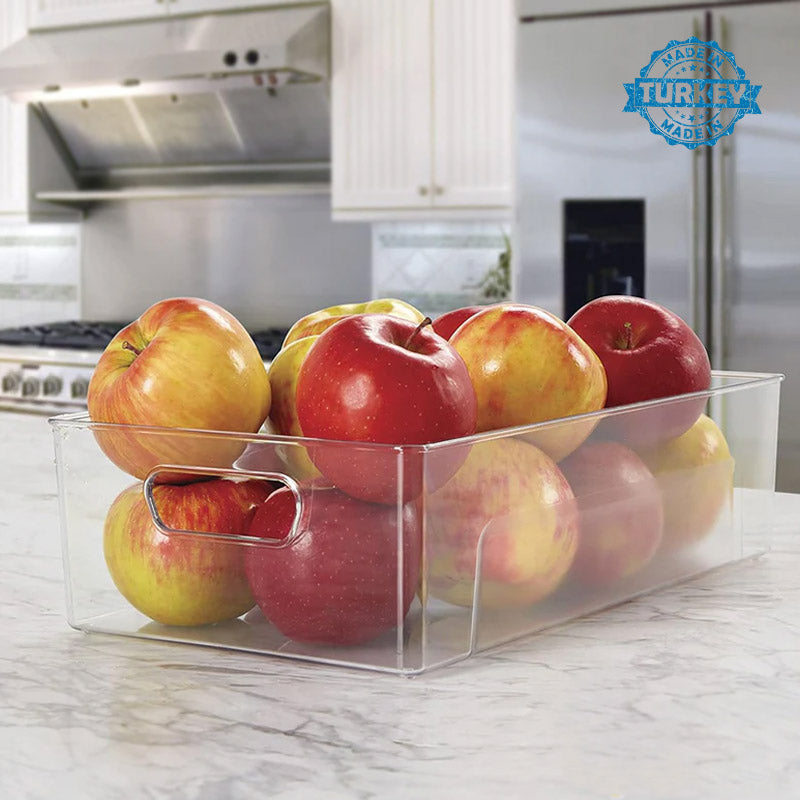 Acrylic Storage Organizer With Handle