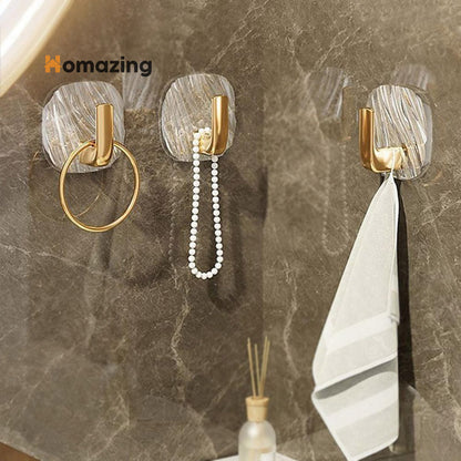 Acrylic Hanging Hooks Pack Of 3