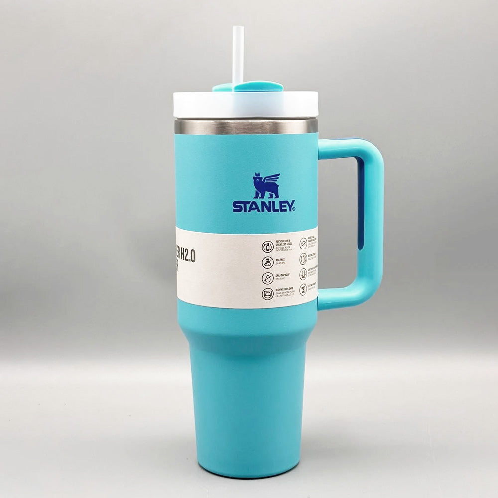 Stanley Tumbler Mug With Lid & Straw