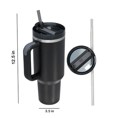 Stanley Tumbler Mug With Lid & Straw