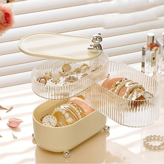 3 Tier 360 Rotating Jewelry Organizer