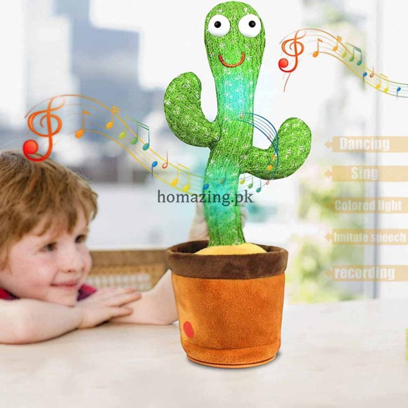 Cute Dancing Cactus Toy With Talking