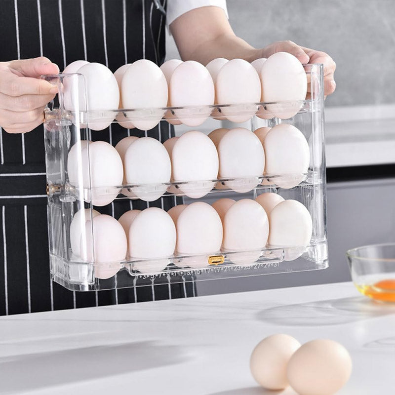 30 Grid Acrylic Egg Storage Organizer