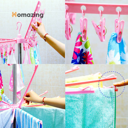 Foldable Clothes Drying Rack