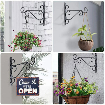 Iron Wall Hanging Stand For Plant Pack Of 3