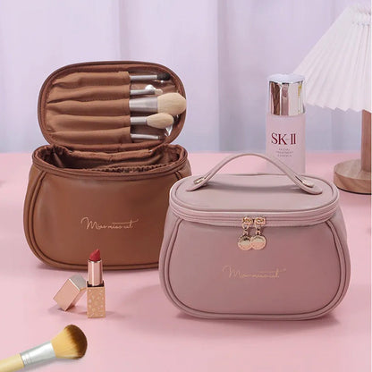 Premium Cosmetic & Makeup Leather Bag