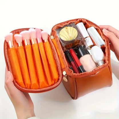 Premium Cosmetic & Makeup Leather Bag