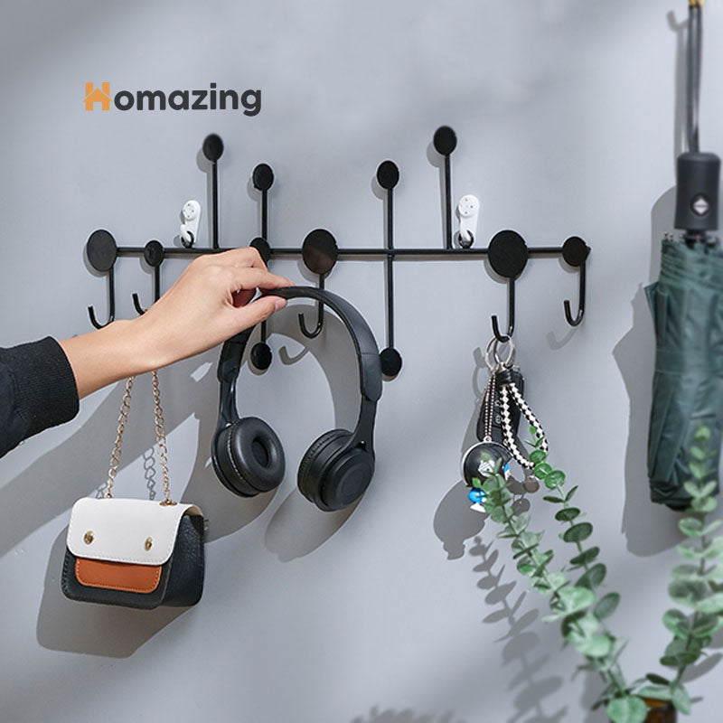 Multi Hook Metal Wall Hanger