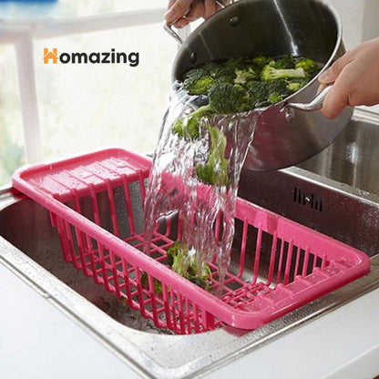 Over The Sink Dish Drainer Basket