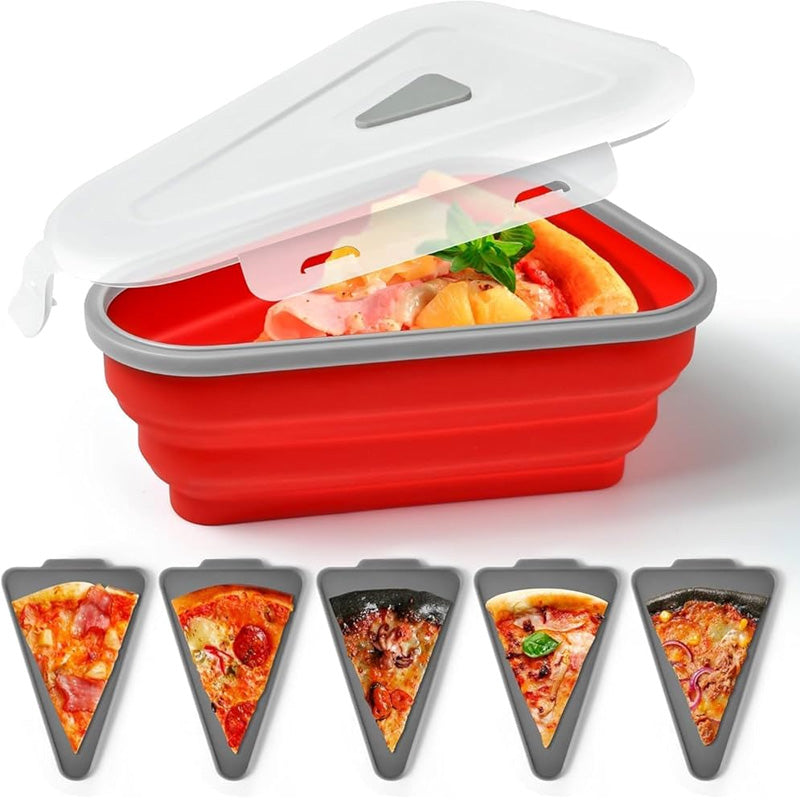 Pizza Storage Container With 5 Serving Trays