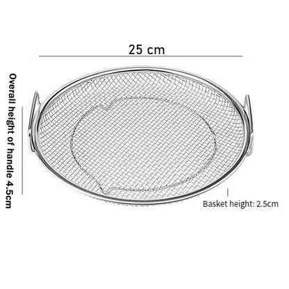 Frying Mesh Oil Filter Tray Stainless Steel