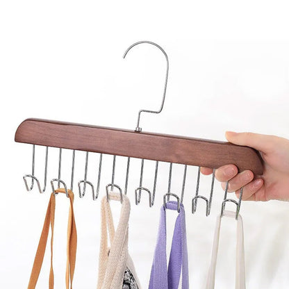 Multifunctional Solid Wood Clothes Hanger