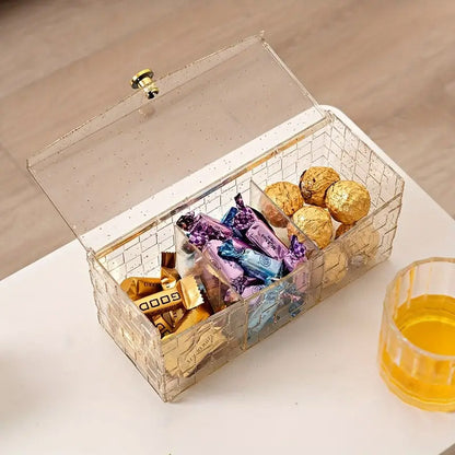 Acrylic Cosmetic Storage Box With Lid