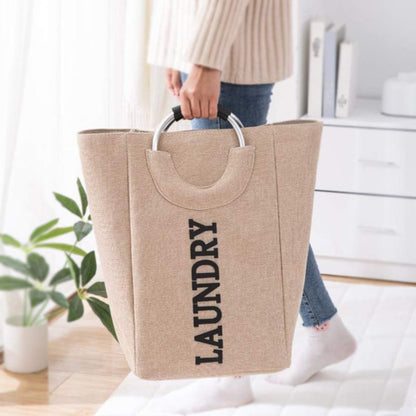 Foldable Laundry Basket Storage With Handle