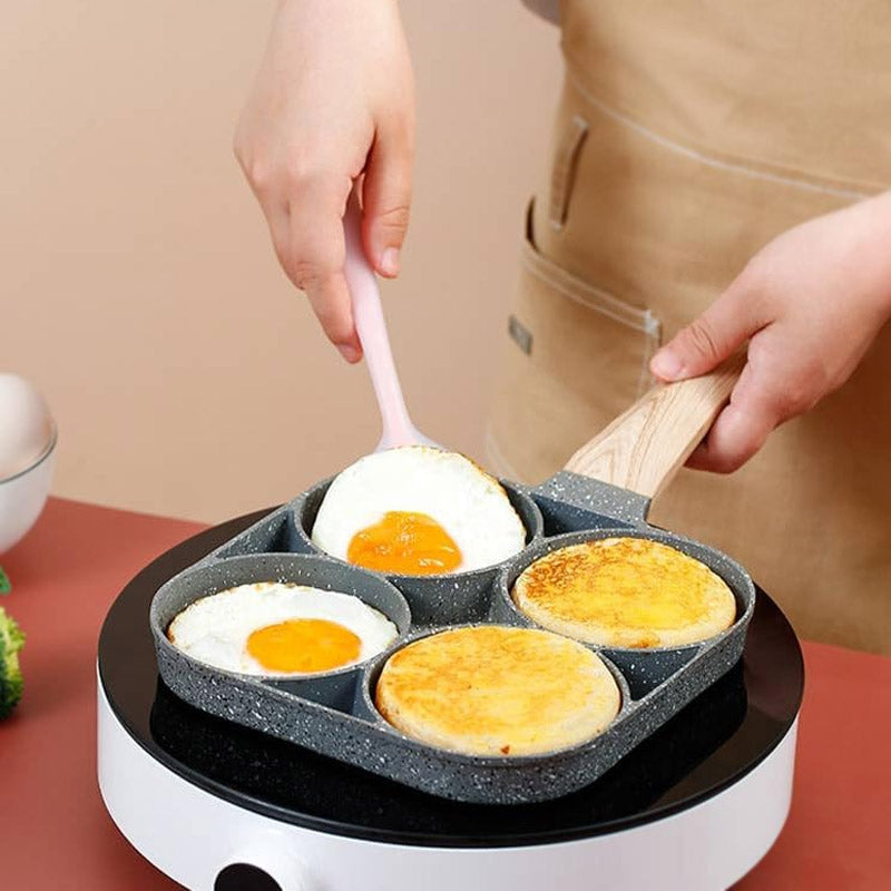 4 Mould Frying Pan Non-Stick