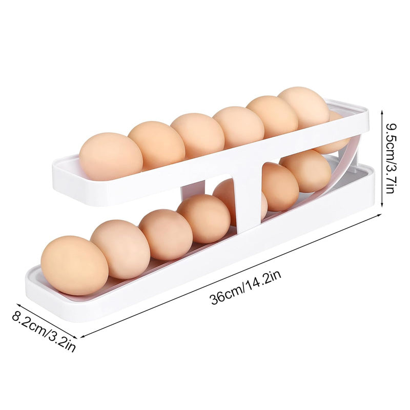 2 Tier Egg Dispenser Refrigerator