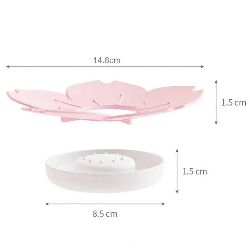 Flower Soap Drain Dish