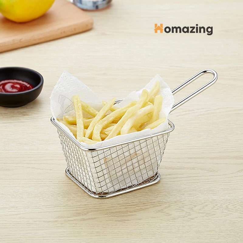 Mini Fry Basket Stainless Steel