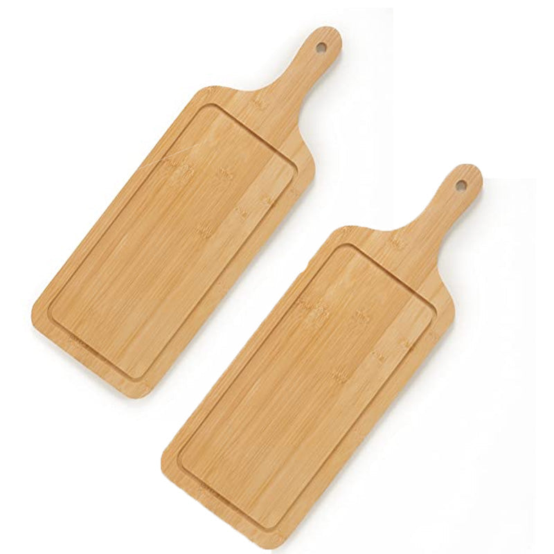 Bamboo Platter Tray With Handle