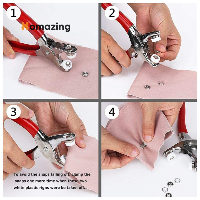 Metal Snap Button Plier Hand Press