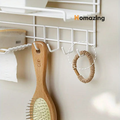 Bathroom Storage Shelf With Soap Dish