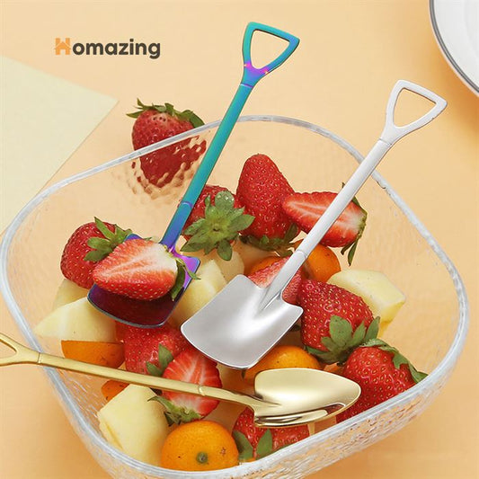 Creative Fruit Spoon Shovel Shaped Pack Of 2