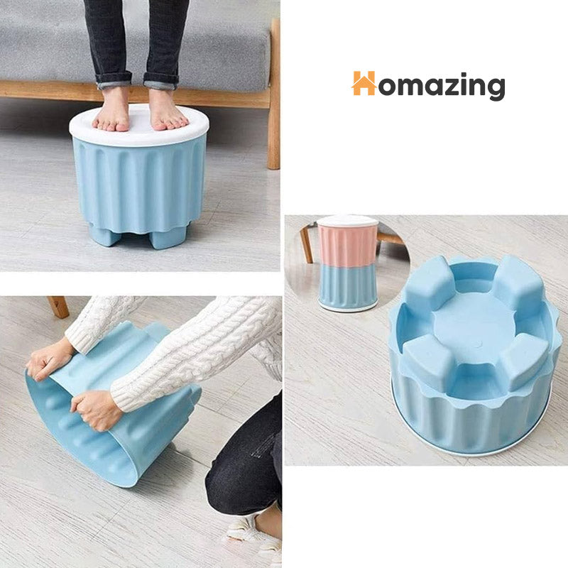 Round Stackable Storage Stool